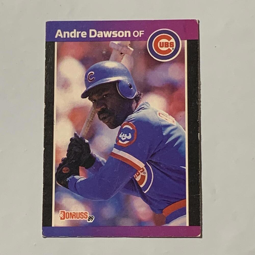 1989 Donruss Andre Dawson Chicago‎ Cubs Baseball Card #167